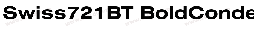 Swiss721BT BoldConde字体转换